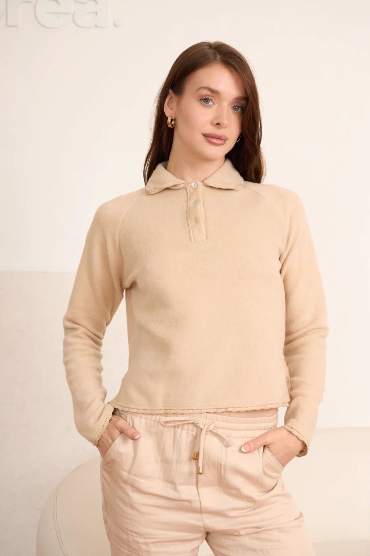 Chompa Aurelie Beige
