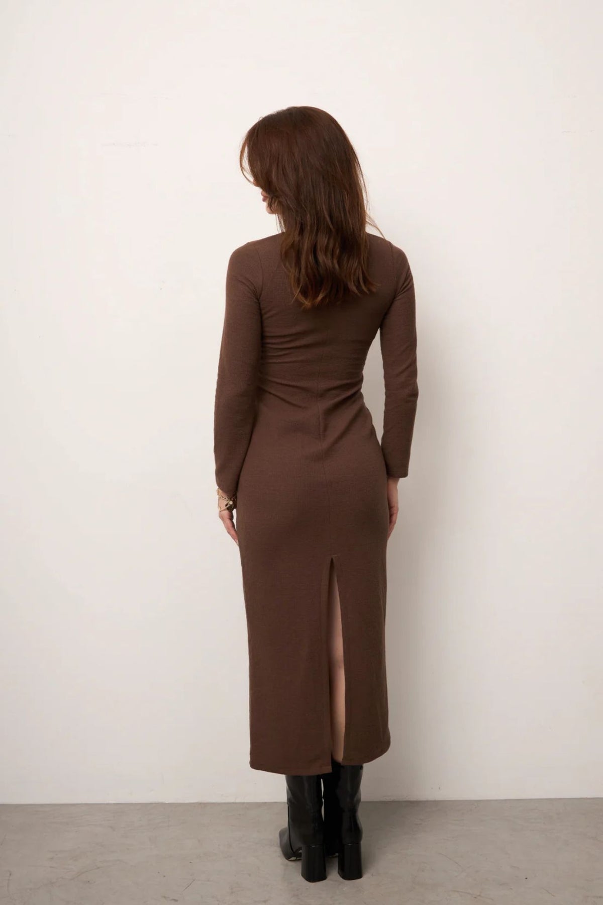 Vestido Rosa Marrón