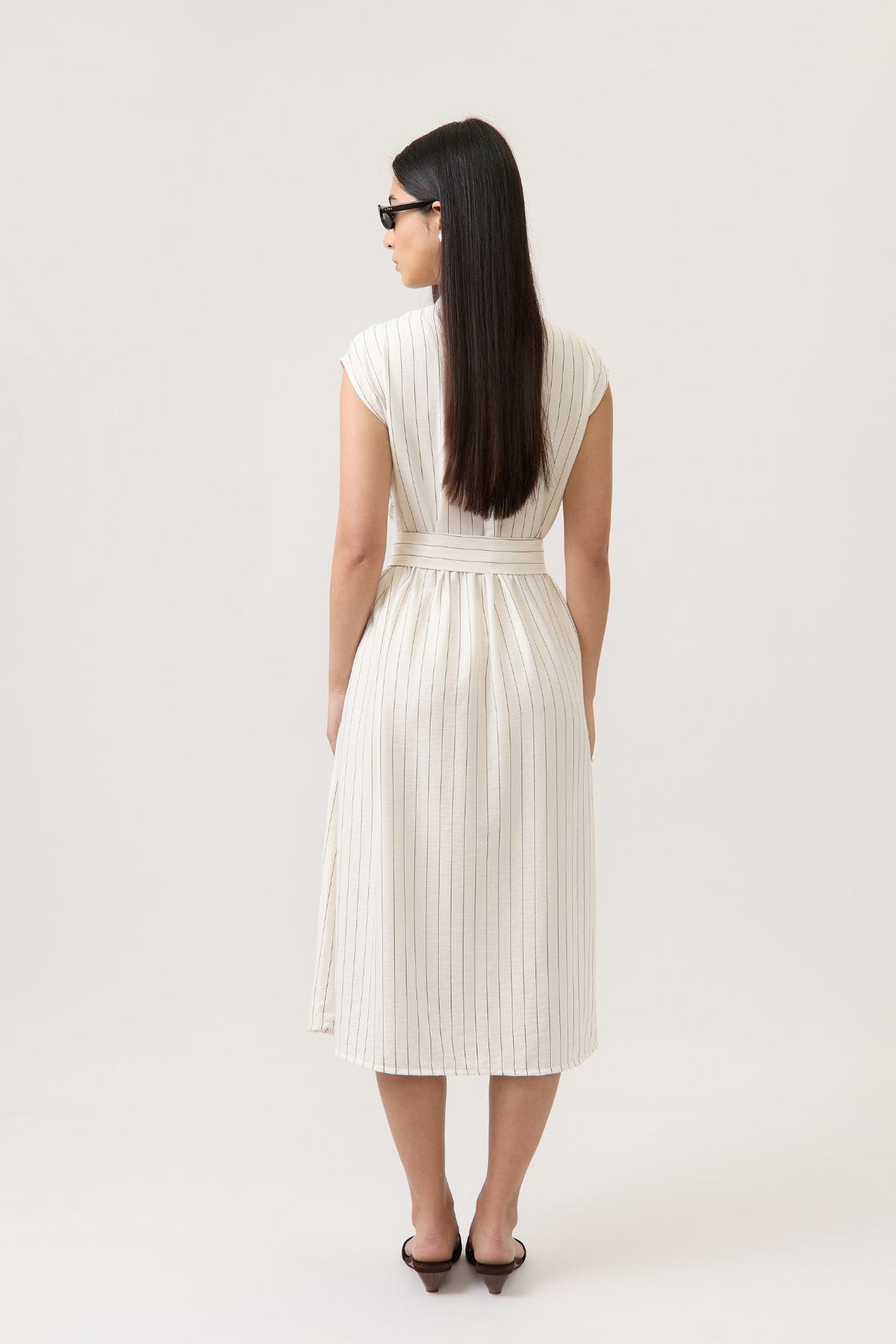 Vestido Cannes Rayas Blanco
