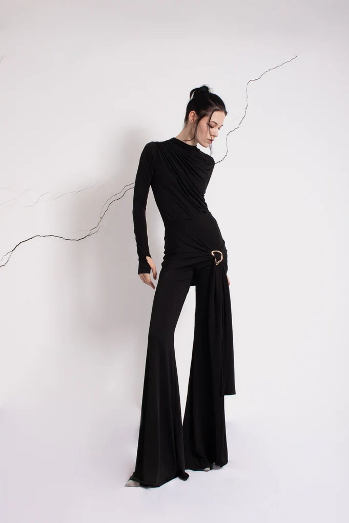 Pantalón Miranda Velvet Negro