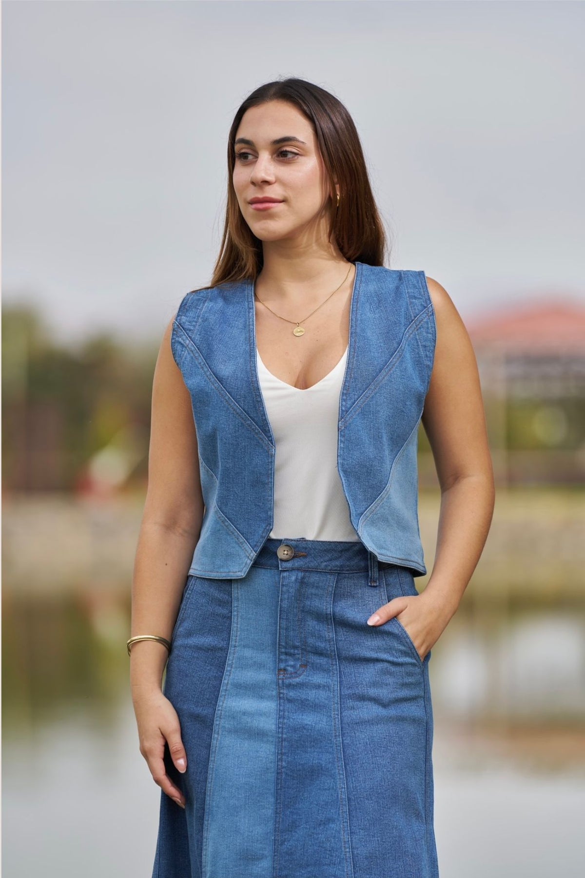 Chaleco Azura Denim
