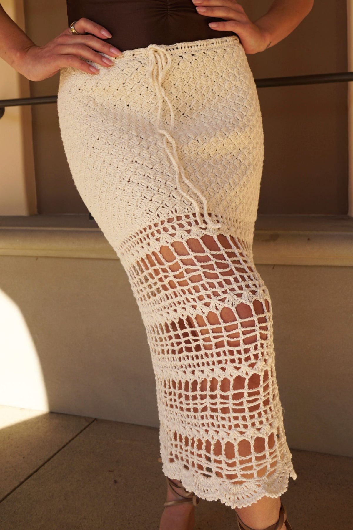Falda Crochet Arena