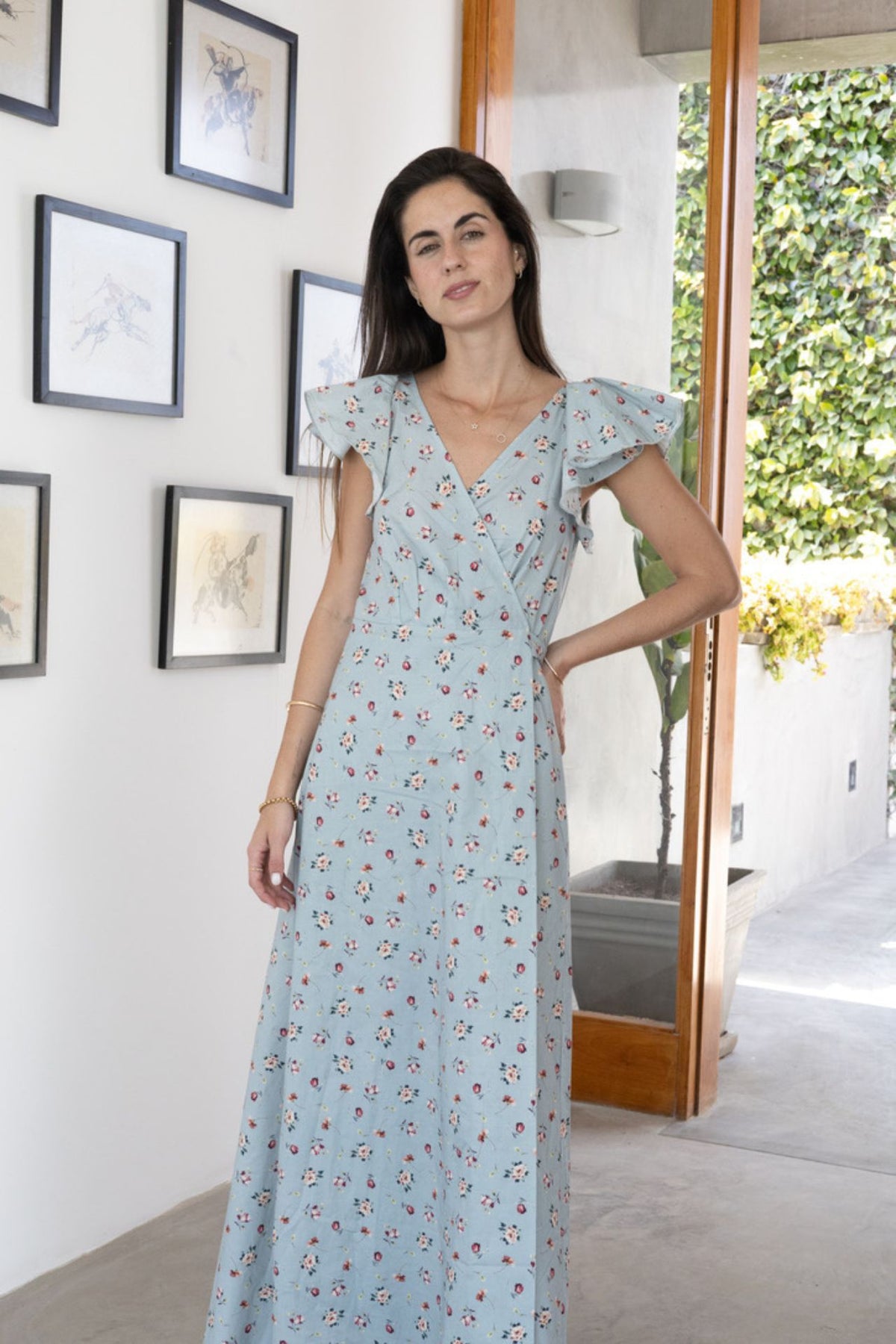 Vestido Elena Celeste