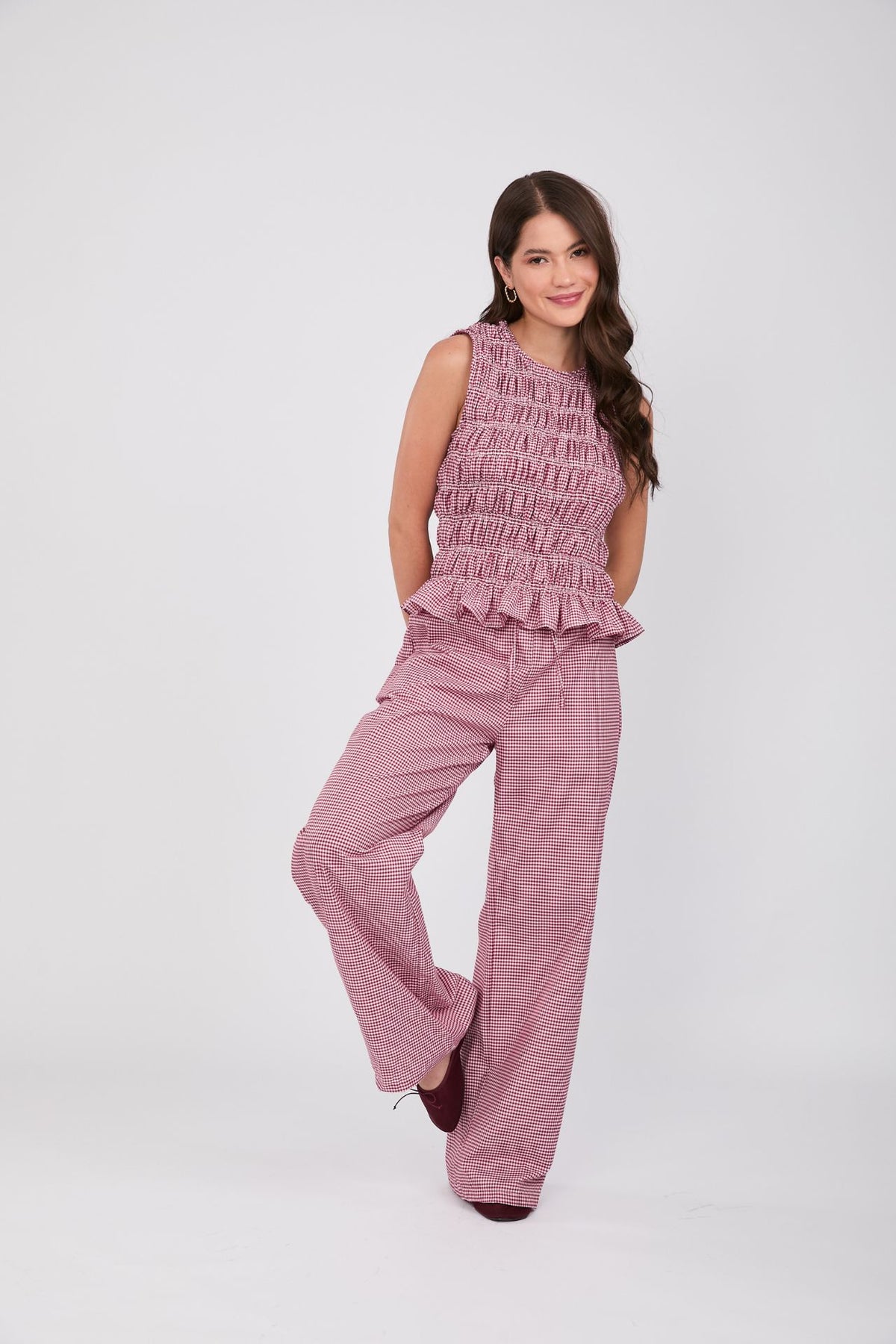 Pantalón Scrunchie Vichy
