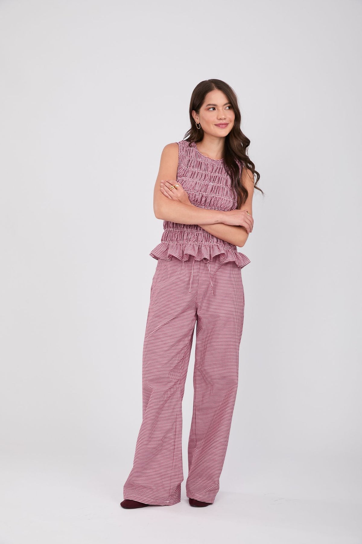 Pantalón Scrunchie Vichy