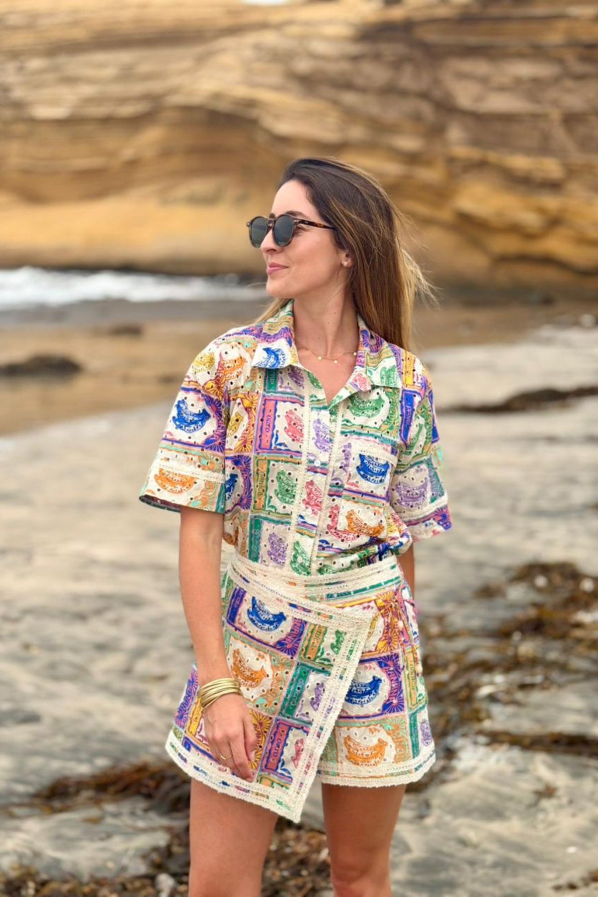 Camisa Marina Multicolor