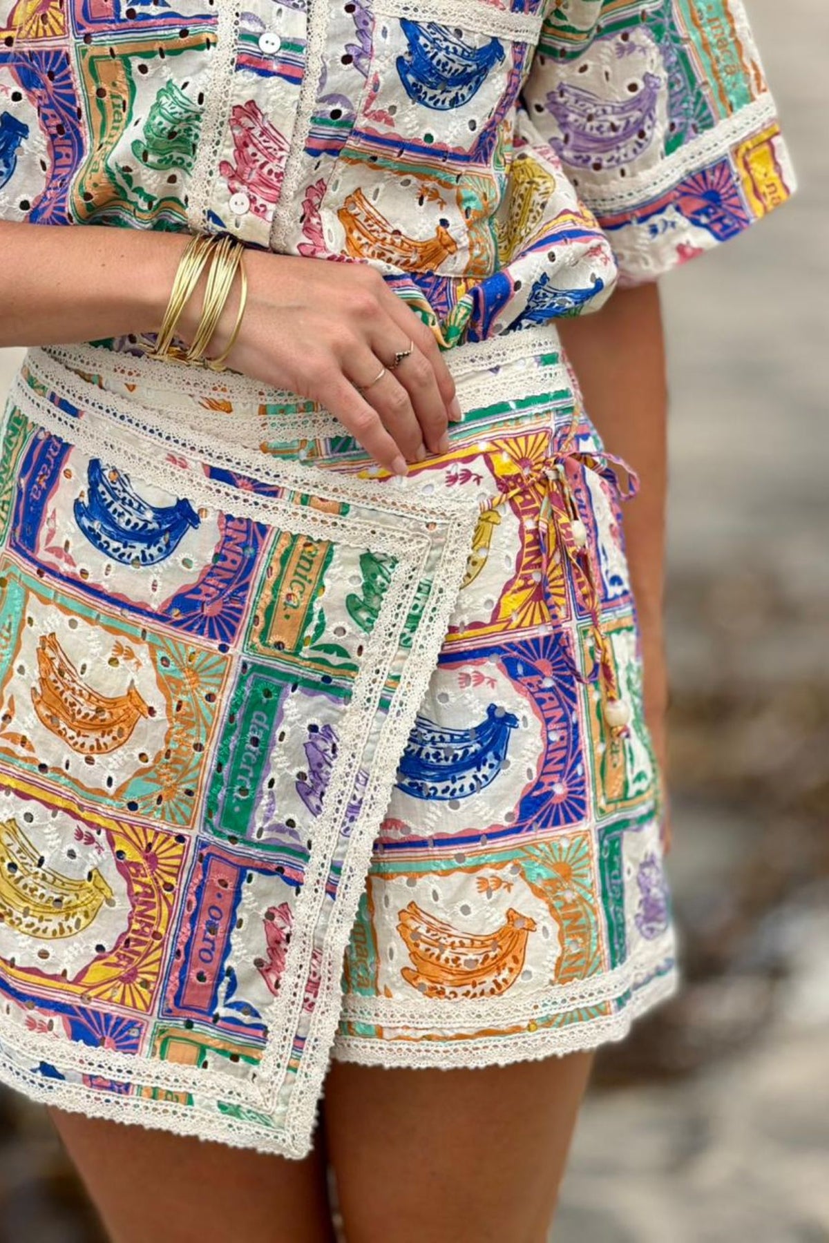 Falda Short Marina Multicolor