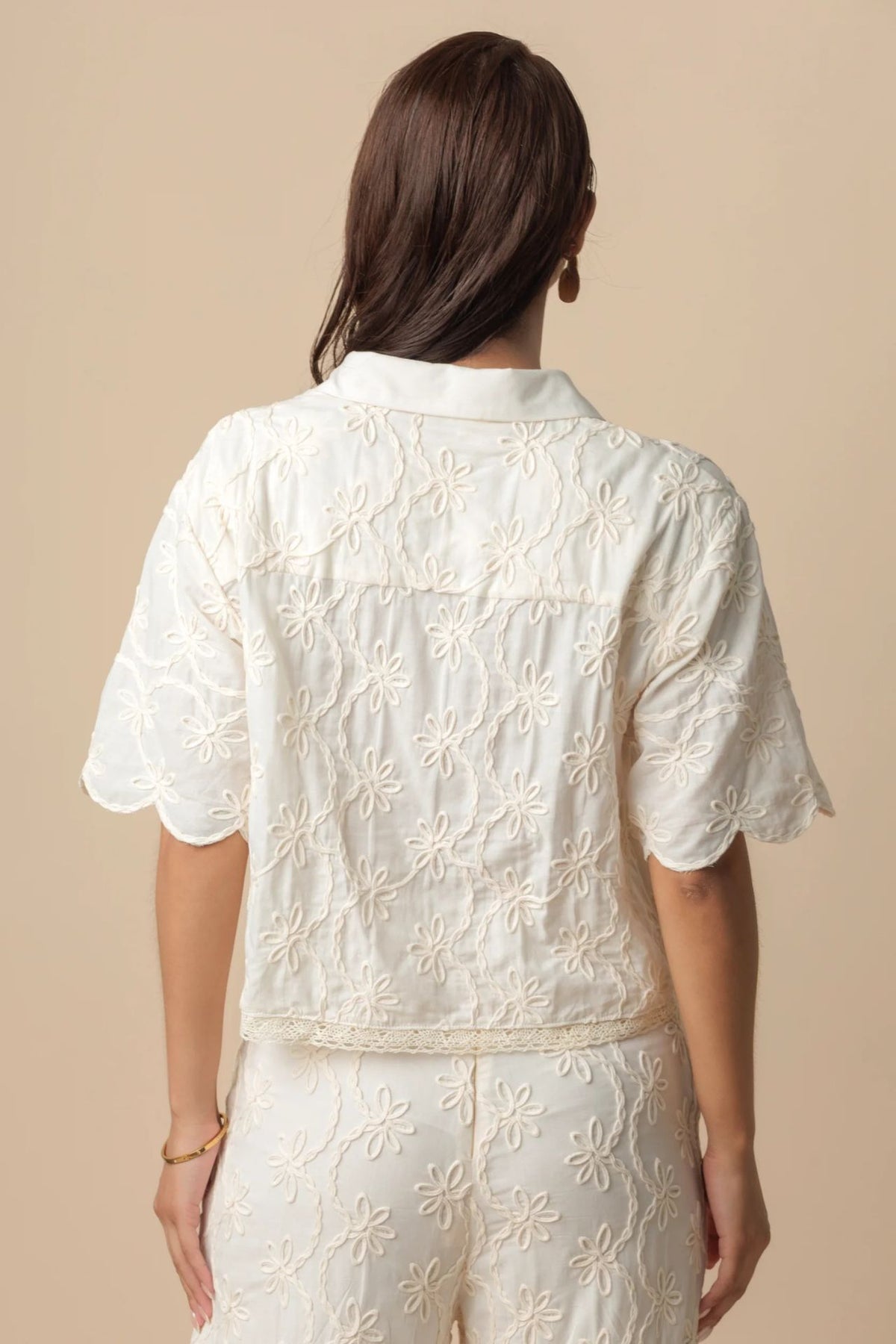 Camisera Elara Hueso
