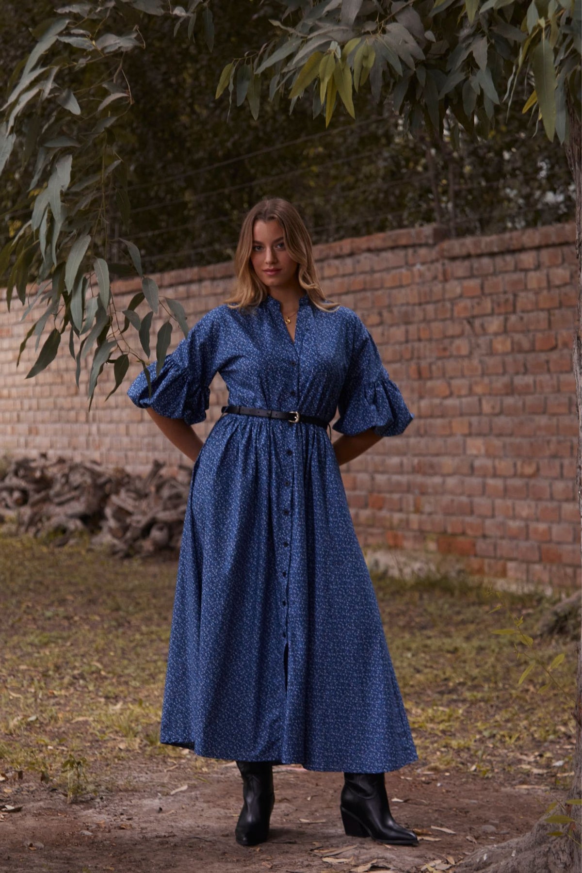 Vestido Vento Flores