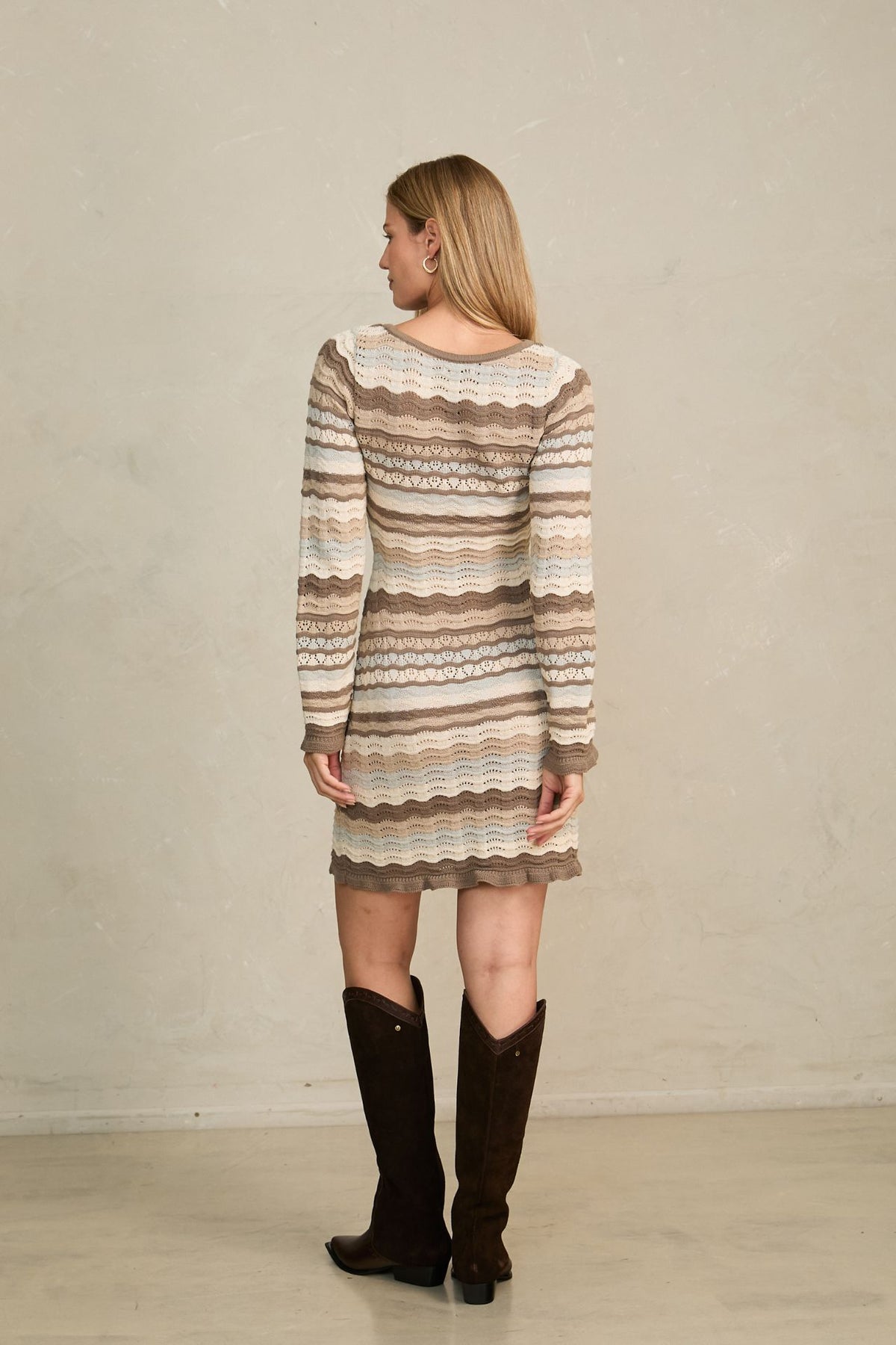 Vestido Camille Beige