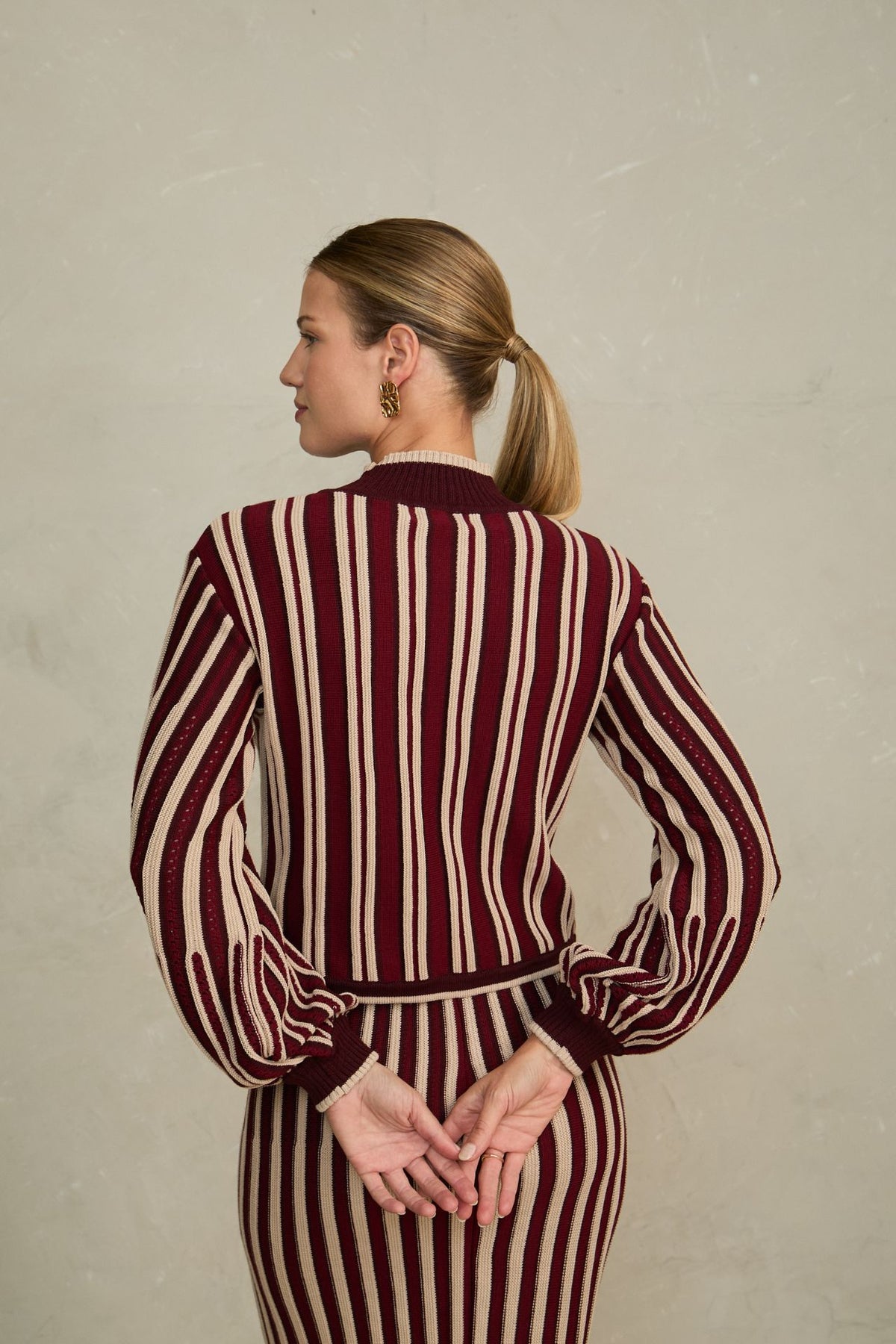 Falda Elene Vino