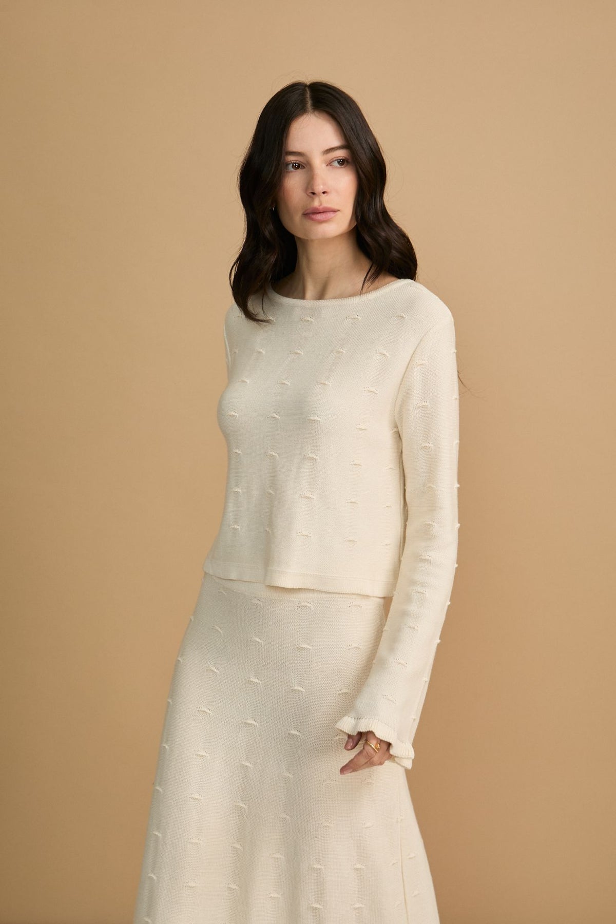 Falda Lorenza Crudo