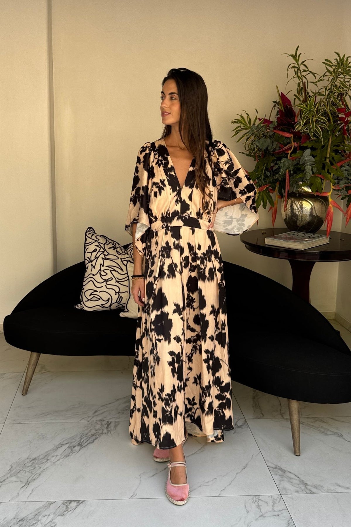 Vestido Alessia Negro Seda