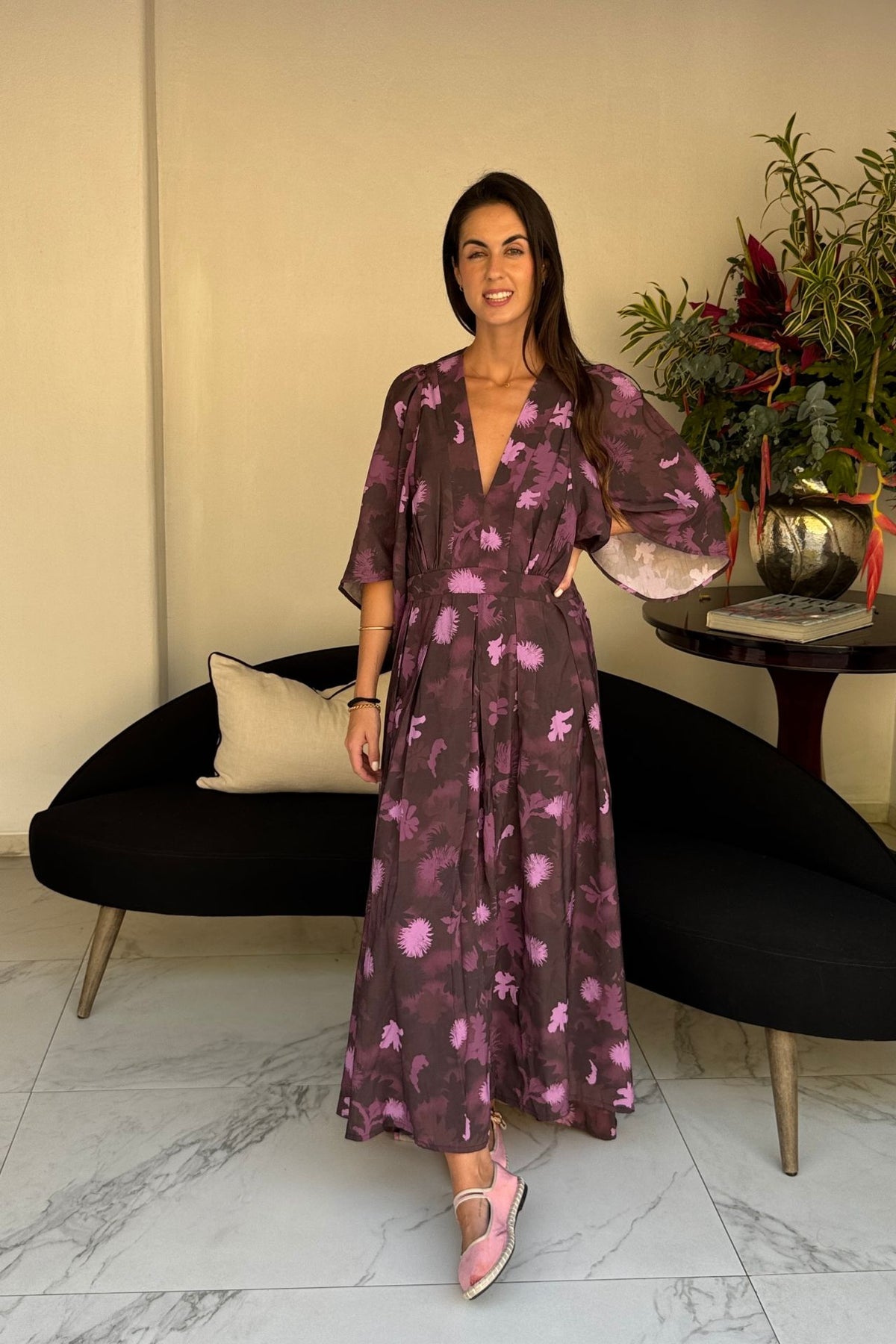 Vestido Alessia Morado