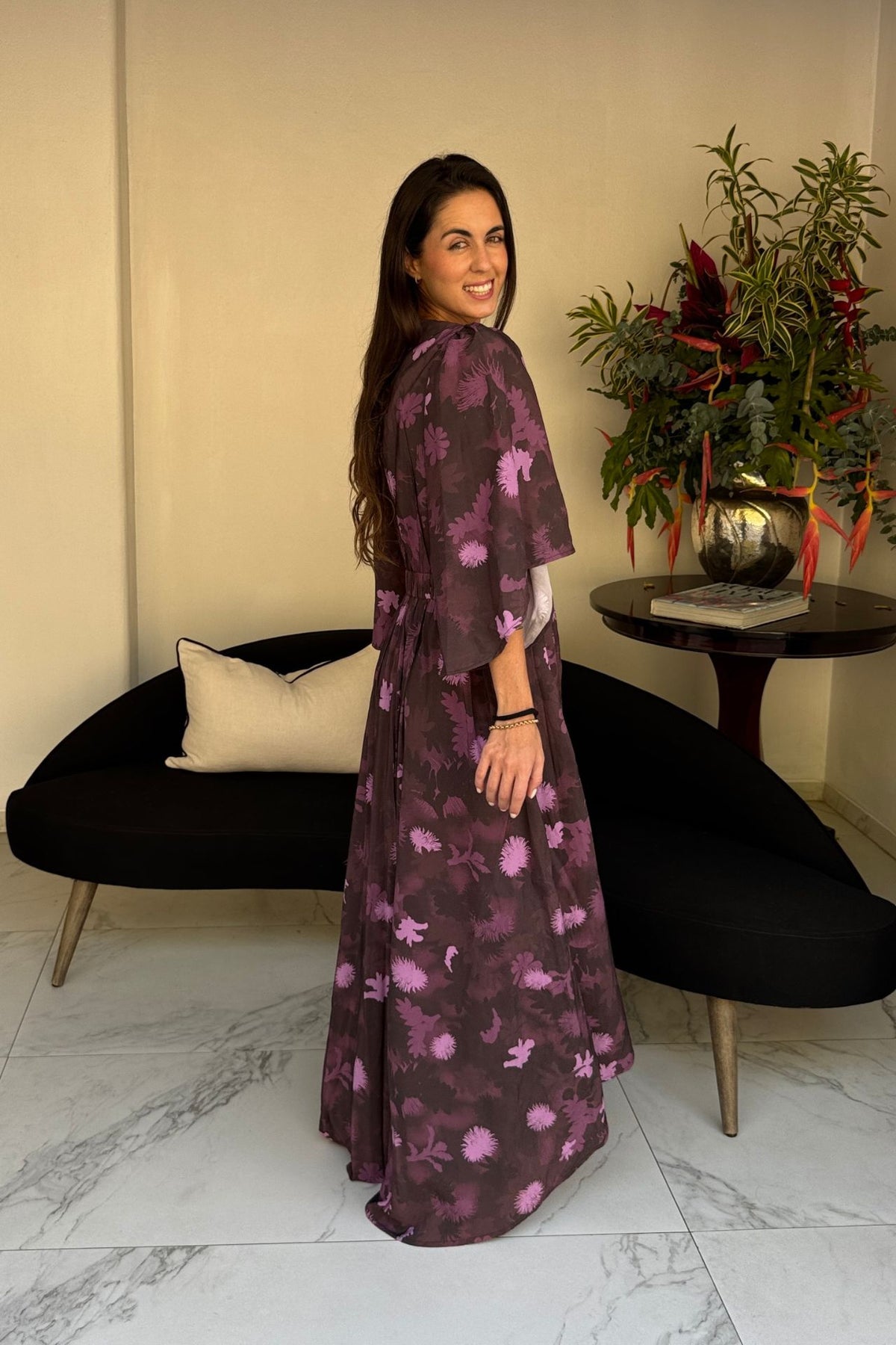 Vestido Alessia Morado