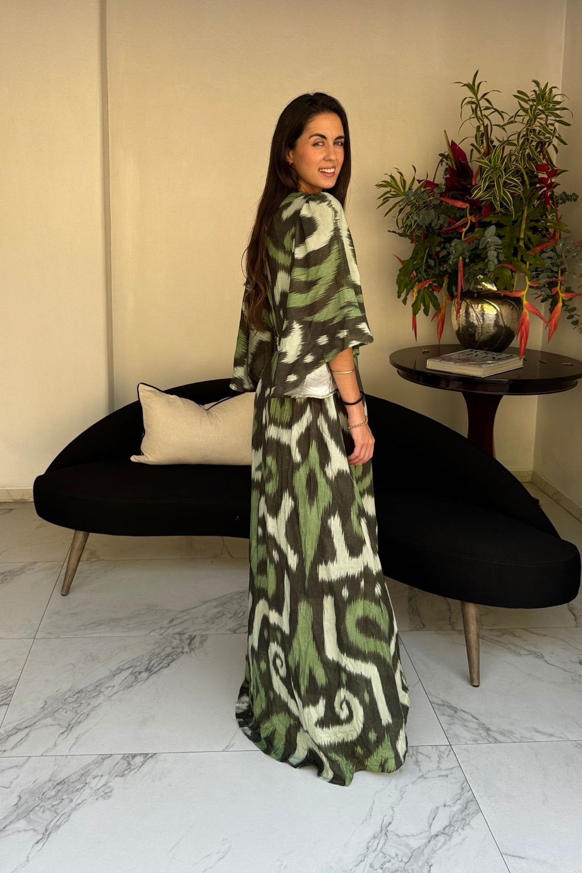 Vestido Alessia Verde Trival