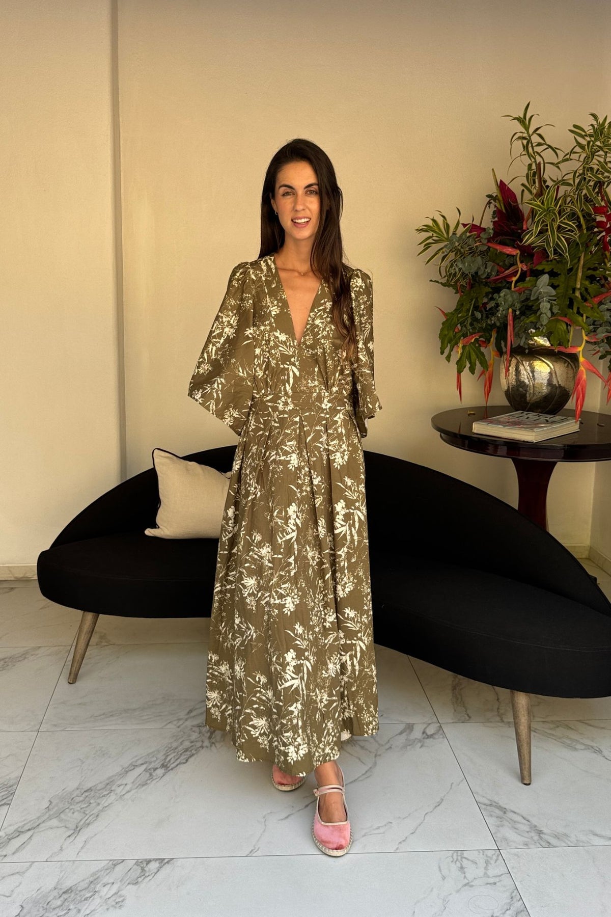 Vestido Alessia Verde Olivo