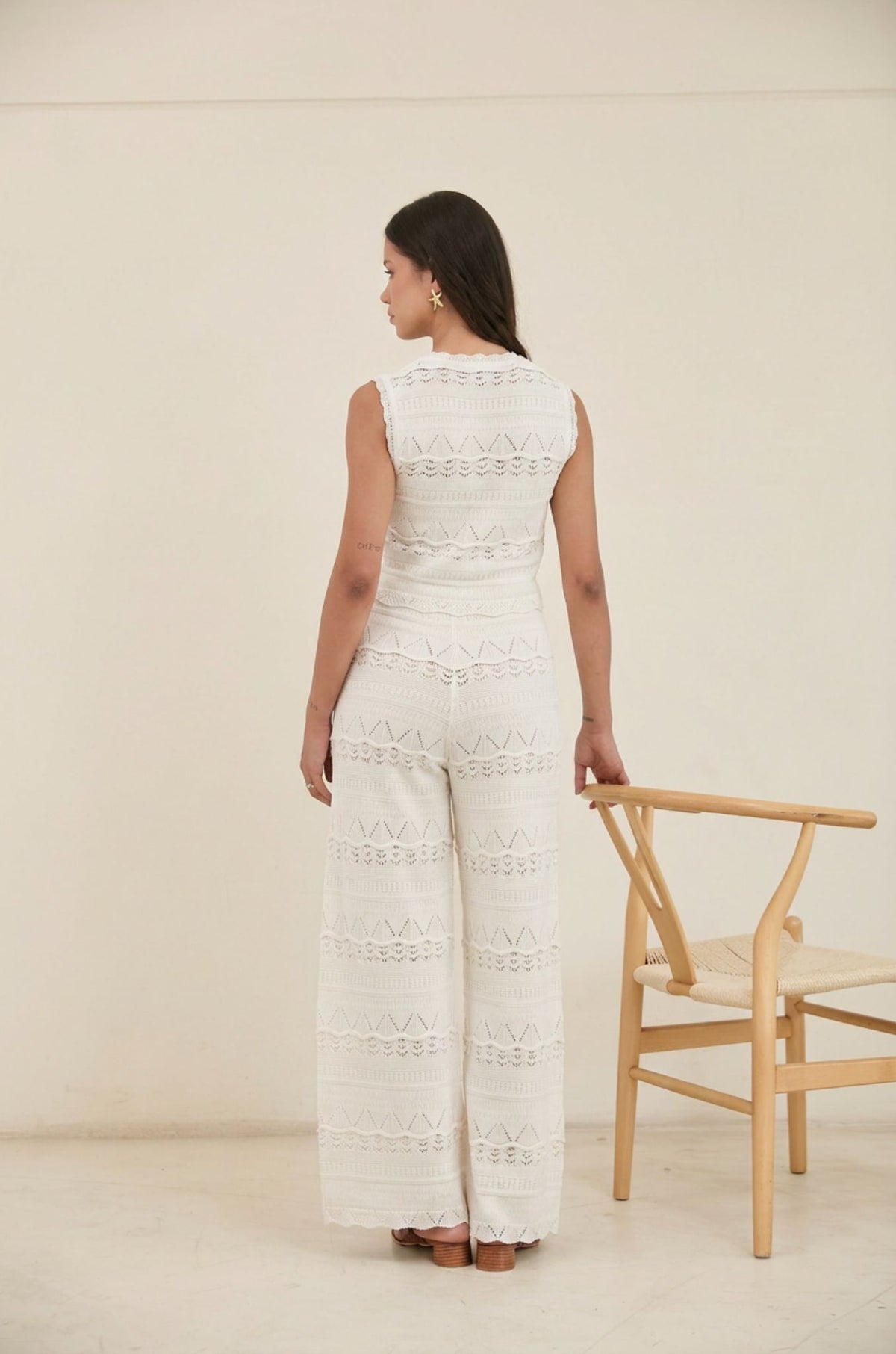 Chaleco Olivia Blanco