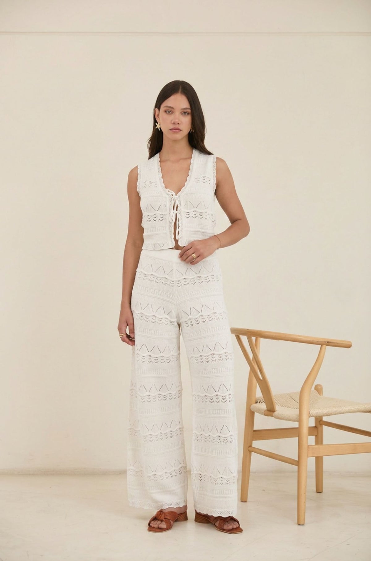 Pantalón Olivia Blanco