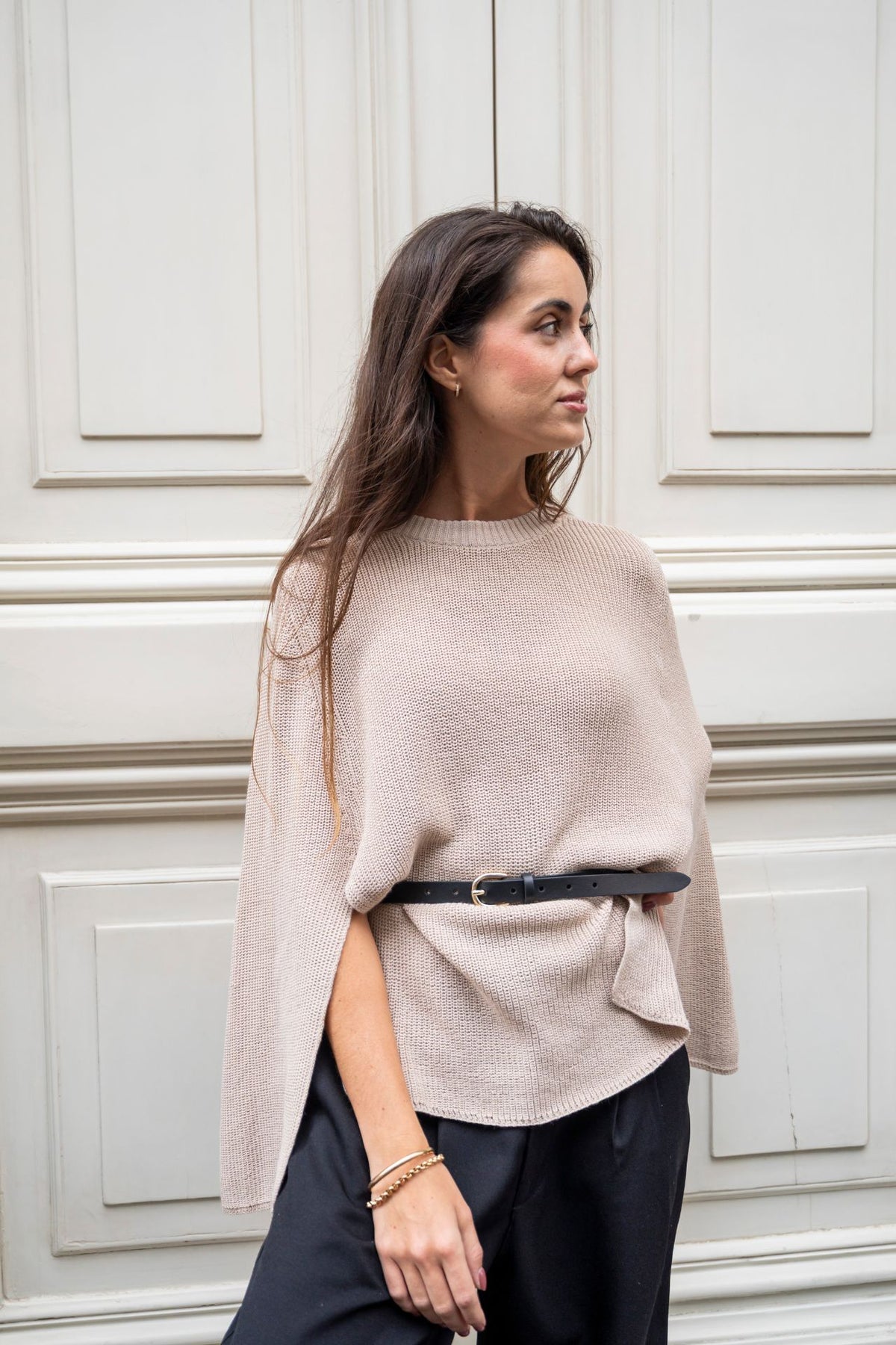 Capa Tejida Beige