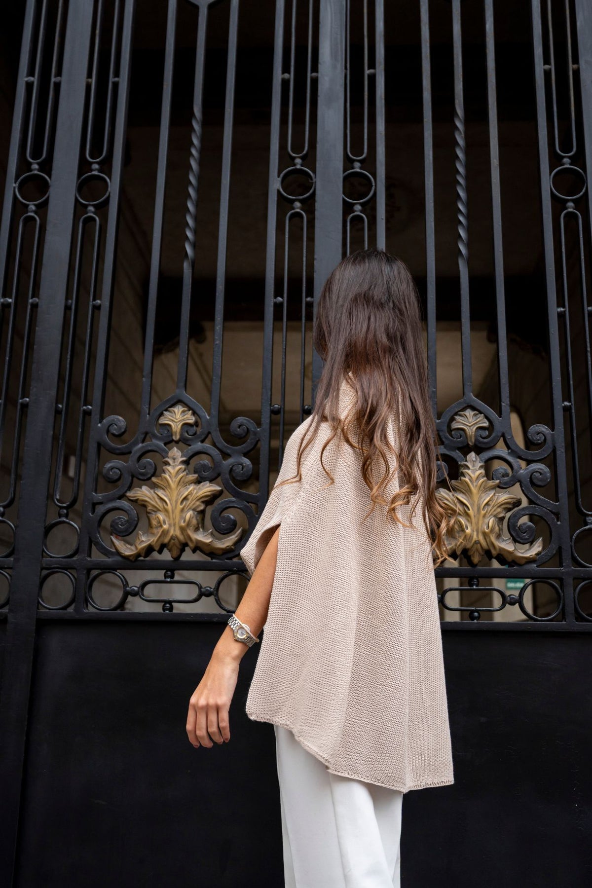 Capa Tejida Beige