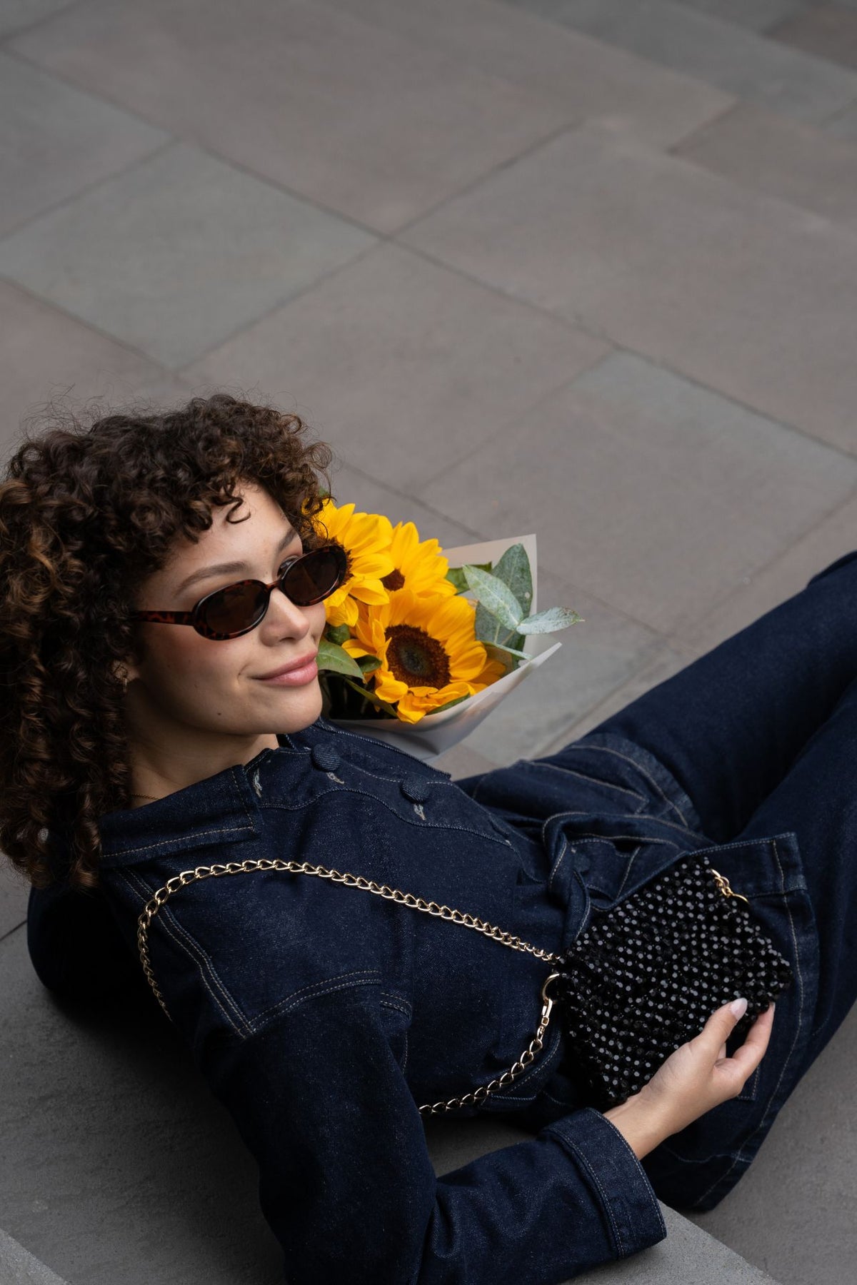 Cartera Samantha Negra