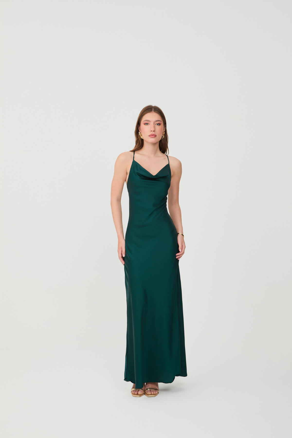 Vestido Essential Verde Esmeralda