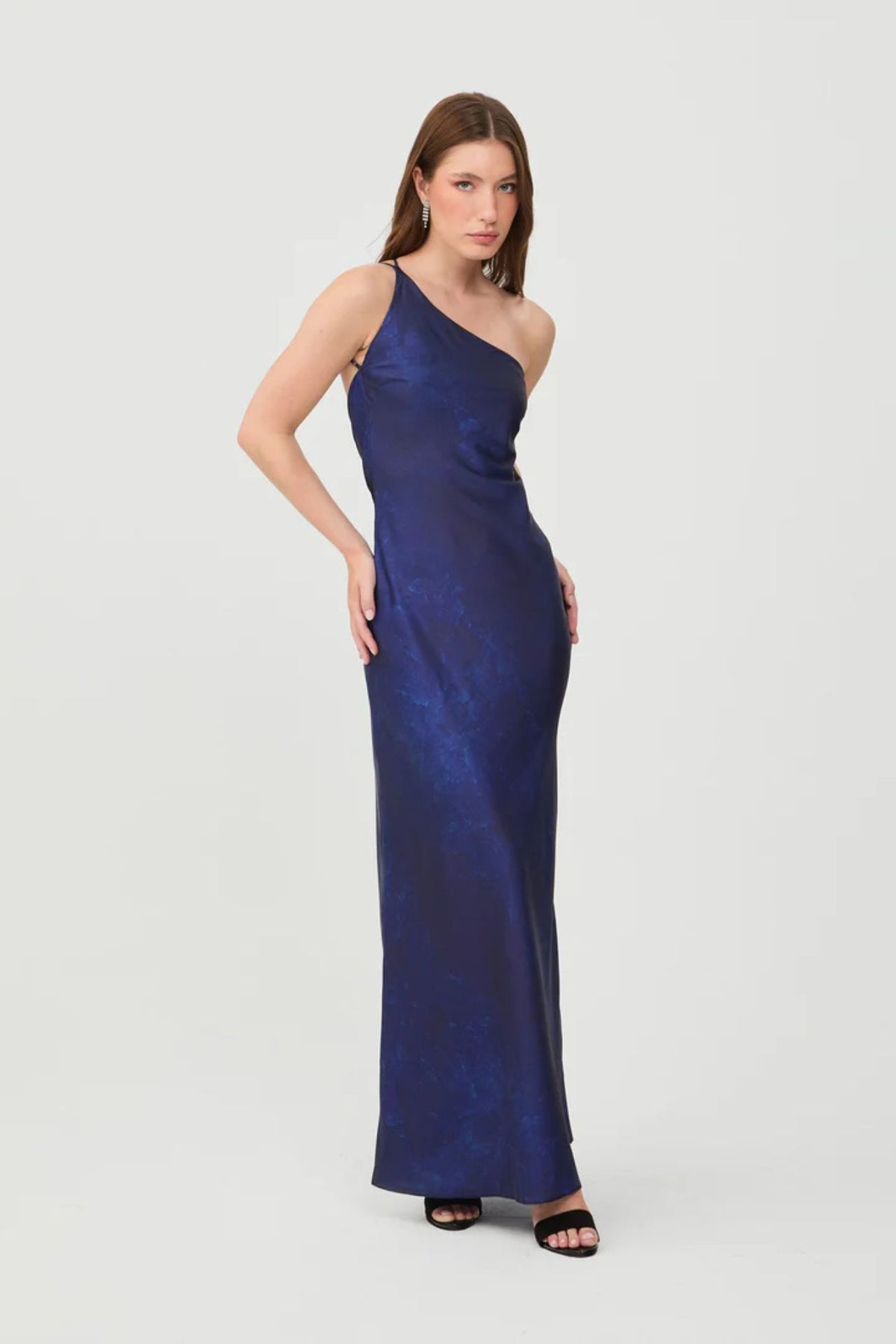 Vestido One Shoulder Ocean