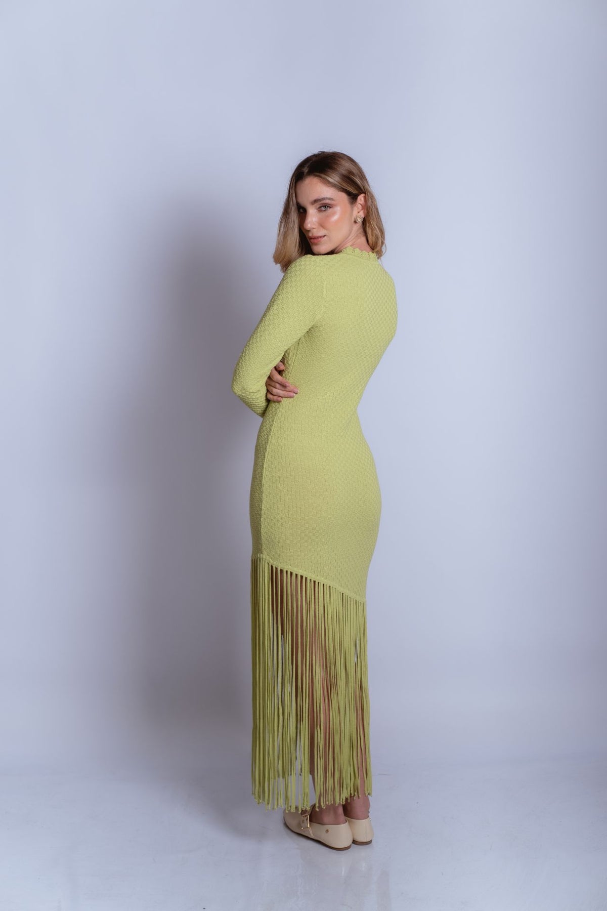 Vestido Camille Pistacho