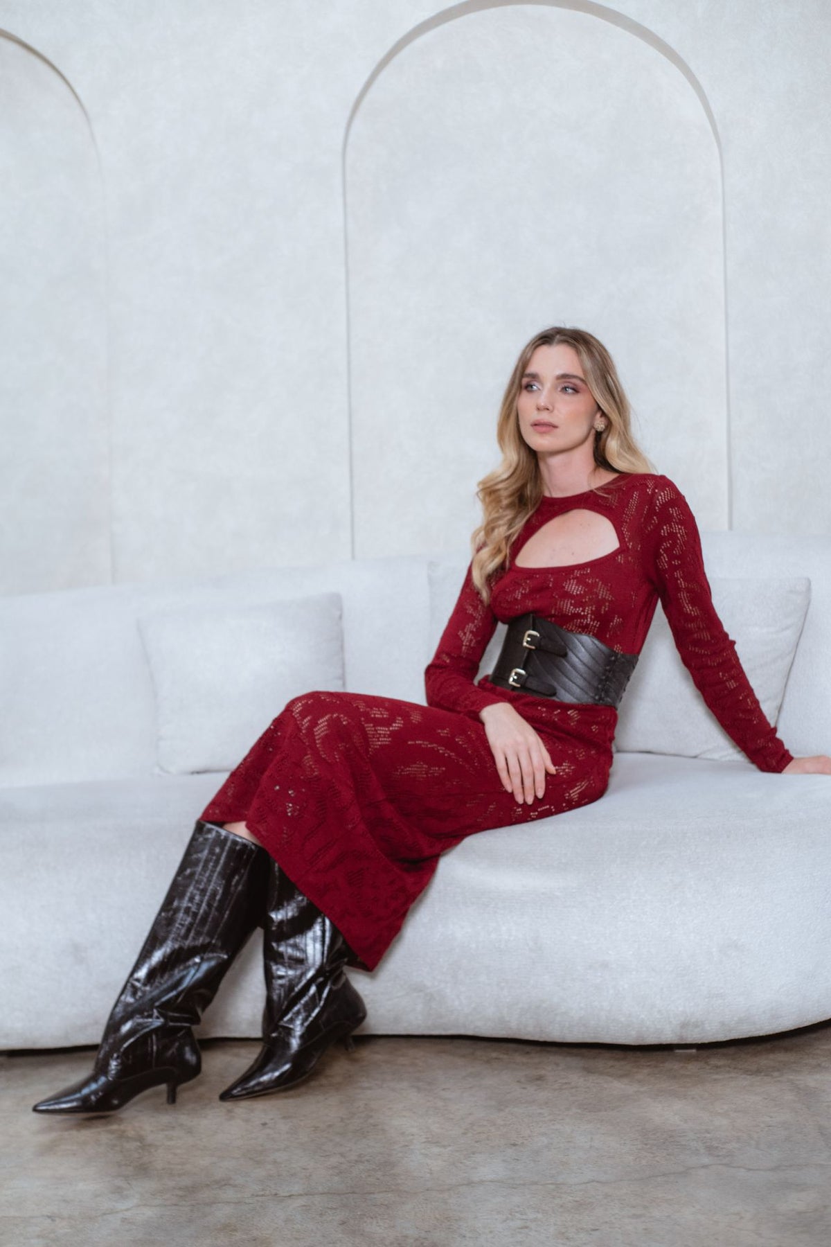 Vestido Rosalie Vino