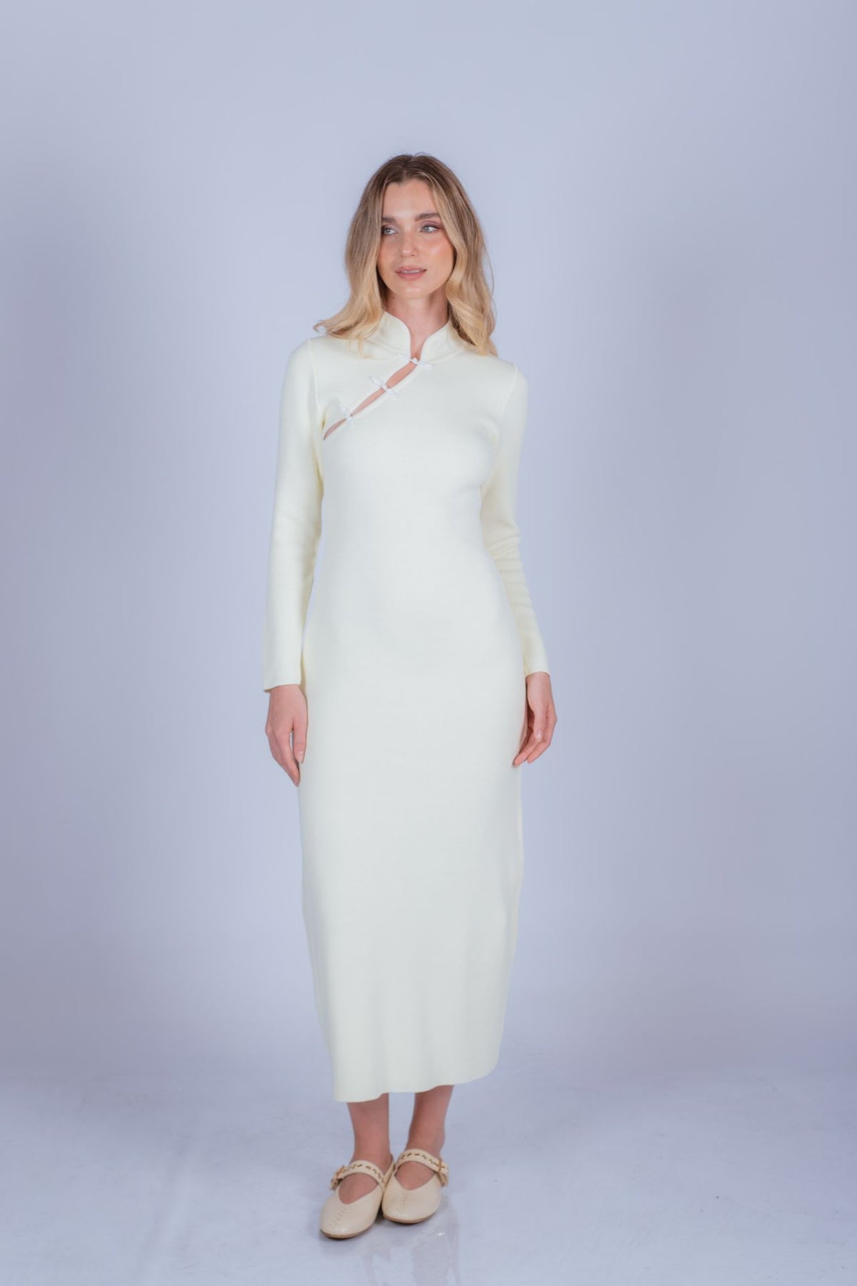 Vestido Celine Vainilla