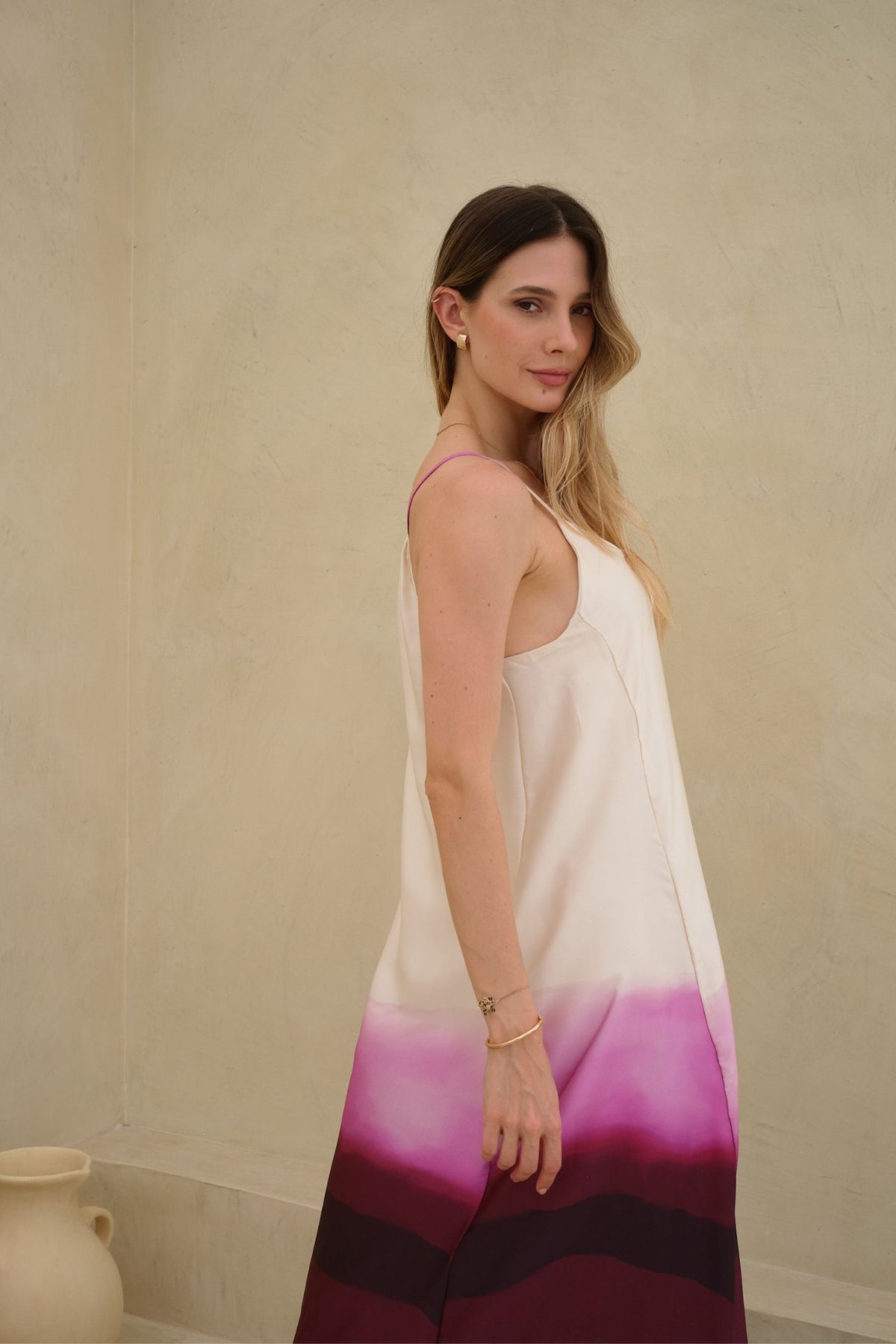 Vestido Vercelli Buganvilia