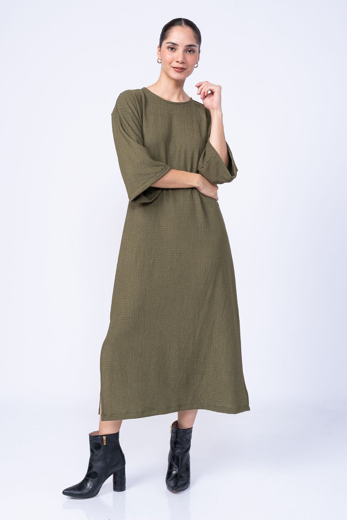 Maxivestido Relieve