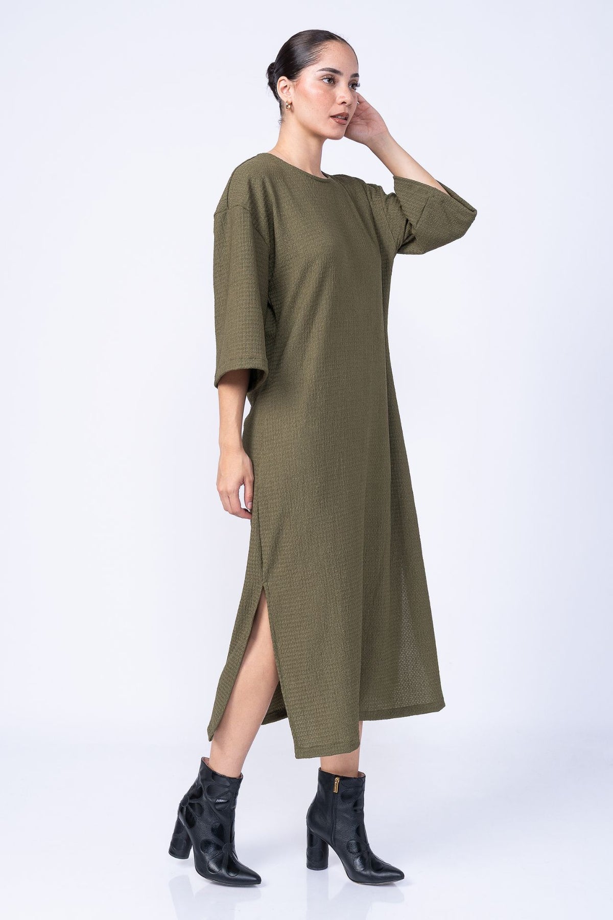 Maxivestido Relieve