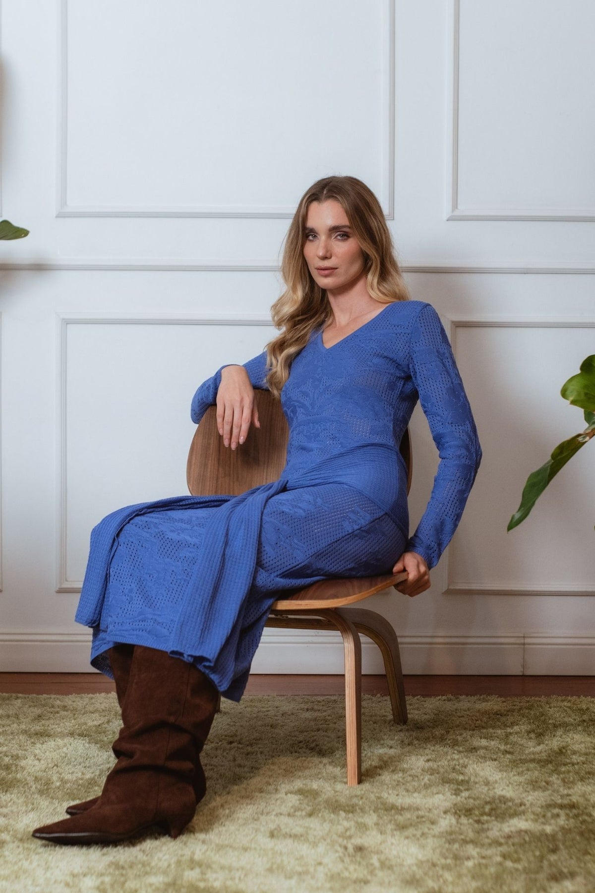Vestido Magnolia Azul