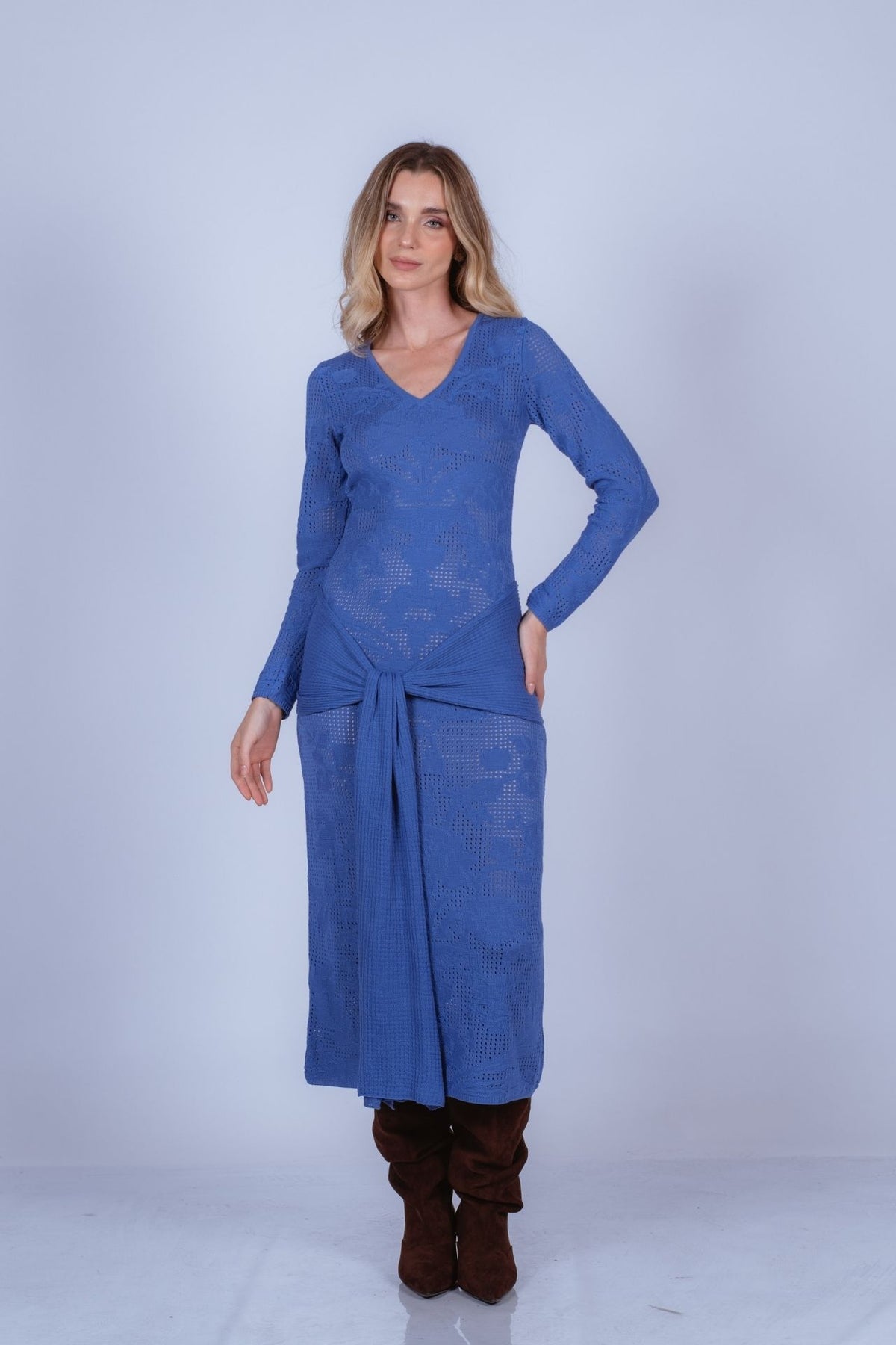 Vestido Magnolia Azul
