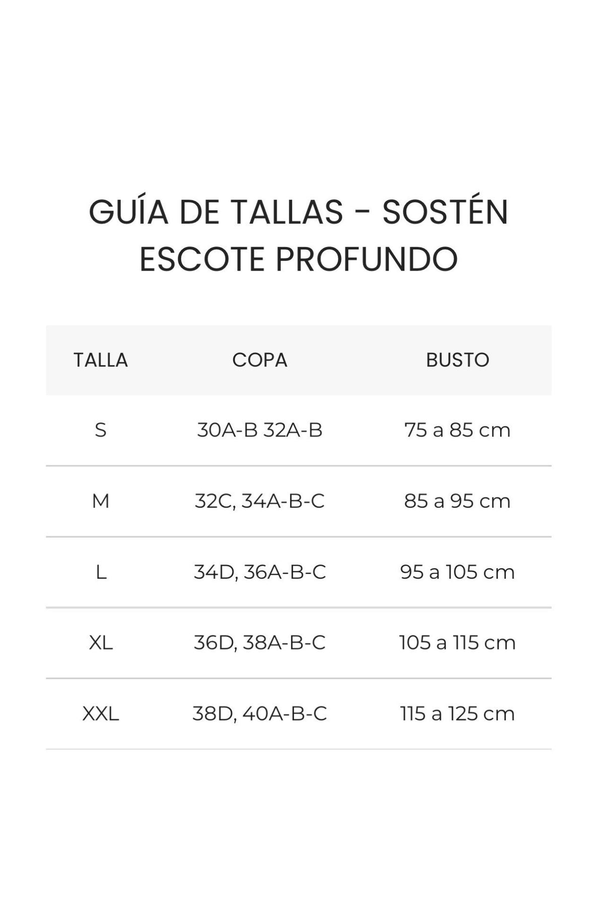 Sostén Escote Profundo Marrón