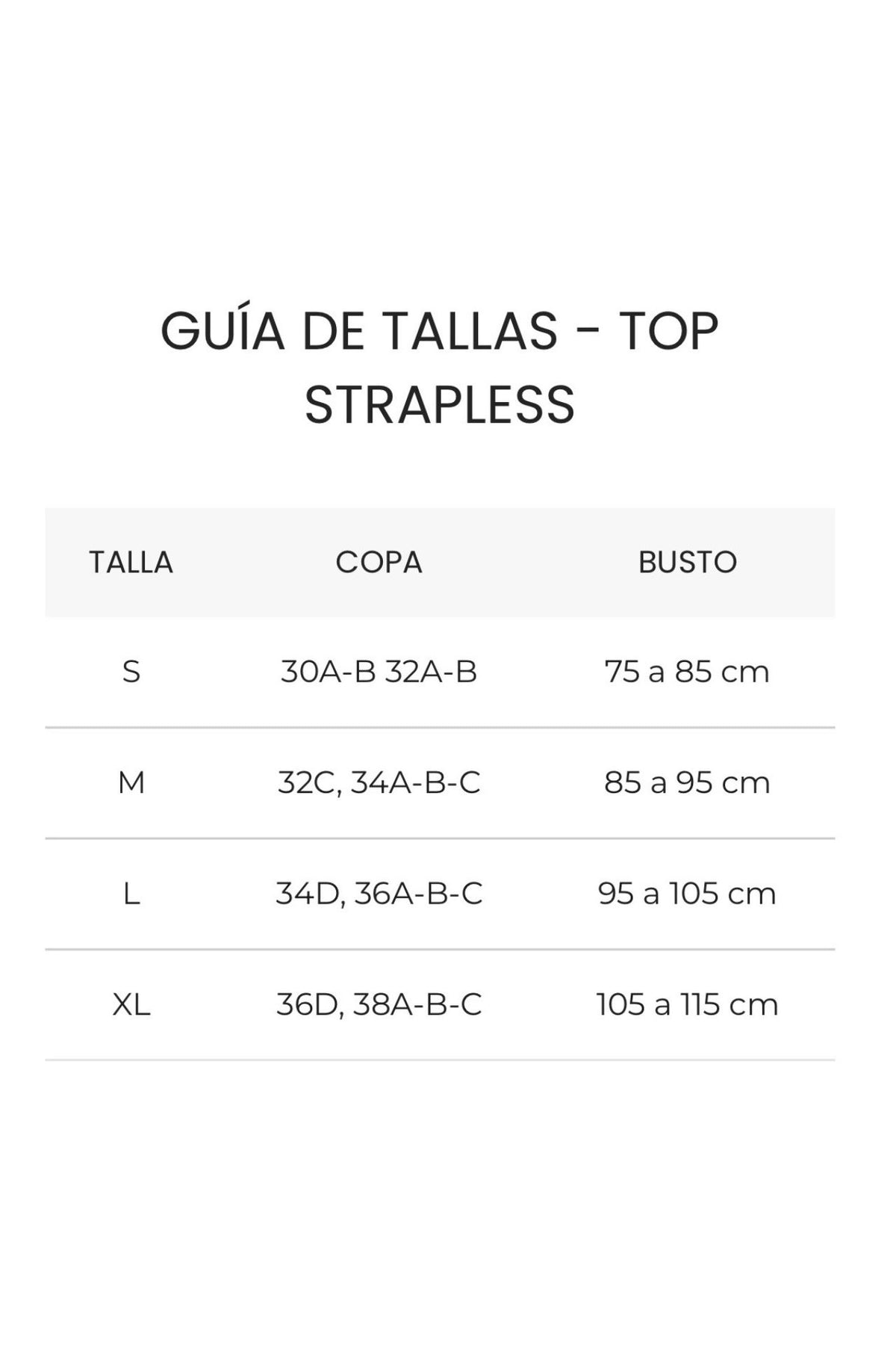Sostén Top Strapless Nude