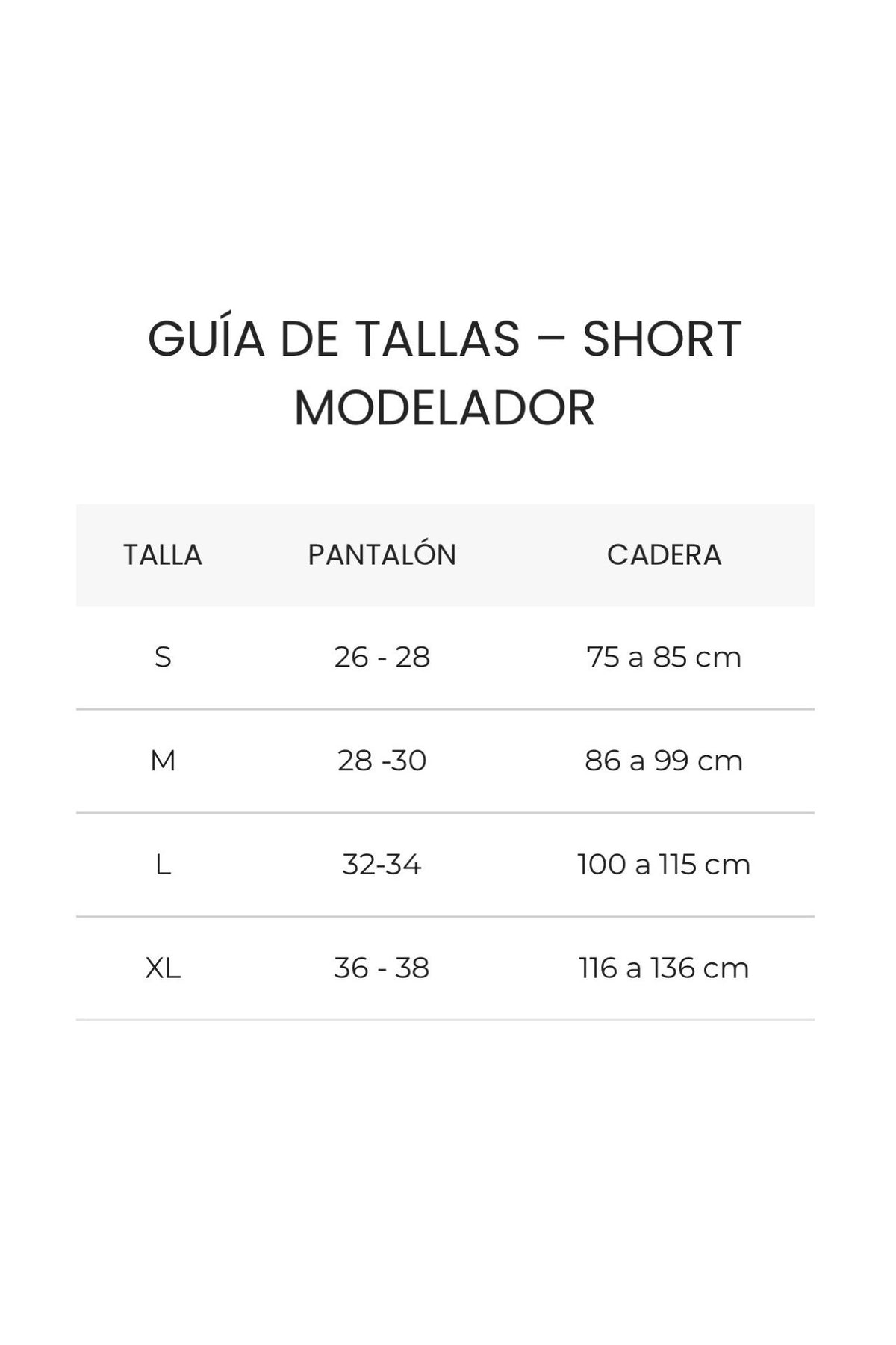 Short Modelador Negro