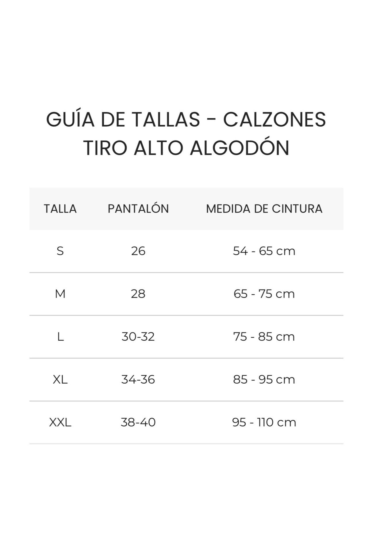 Calzón Tiro Alto Algodón Nude