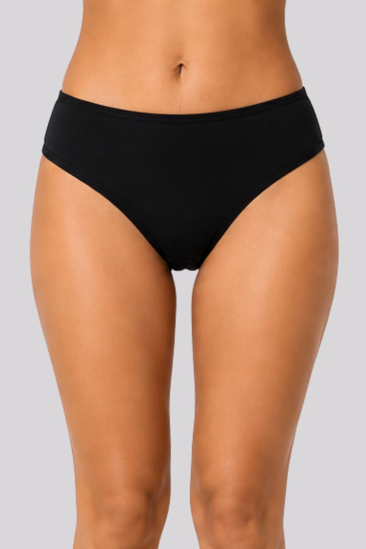 Calzón Bikini Algodón Negro