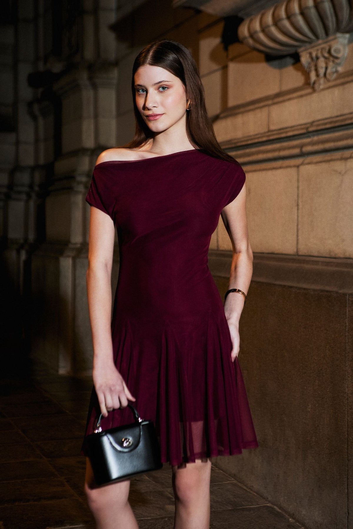 Vestido Edita Vino