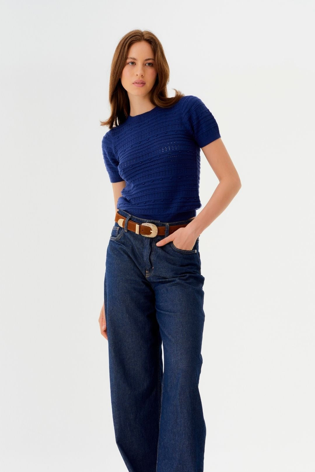 Pre Venta Top Eliana Azul
