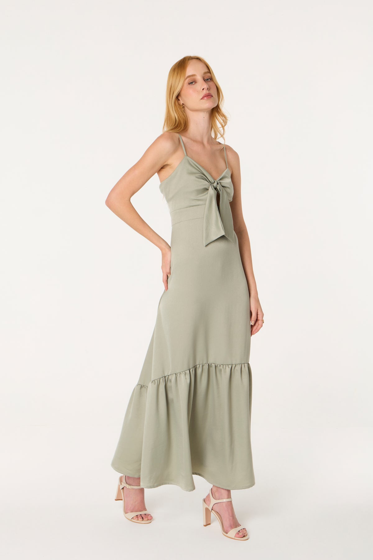 Vestido Bow Sage