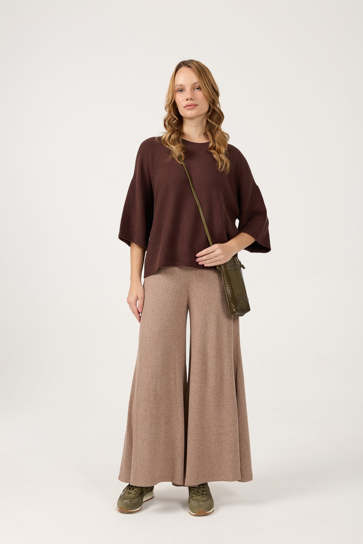 Boxy Sweater Marrón