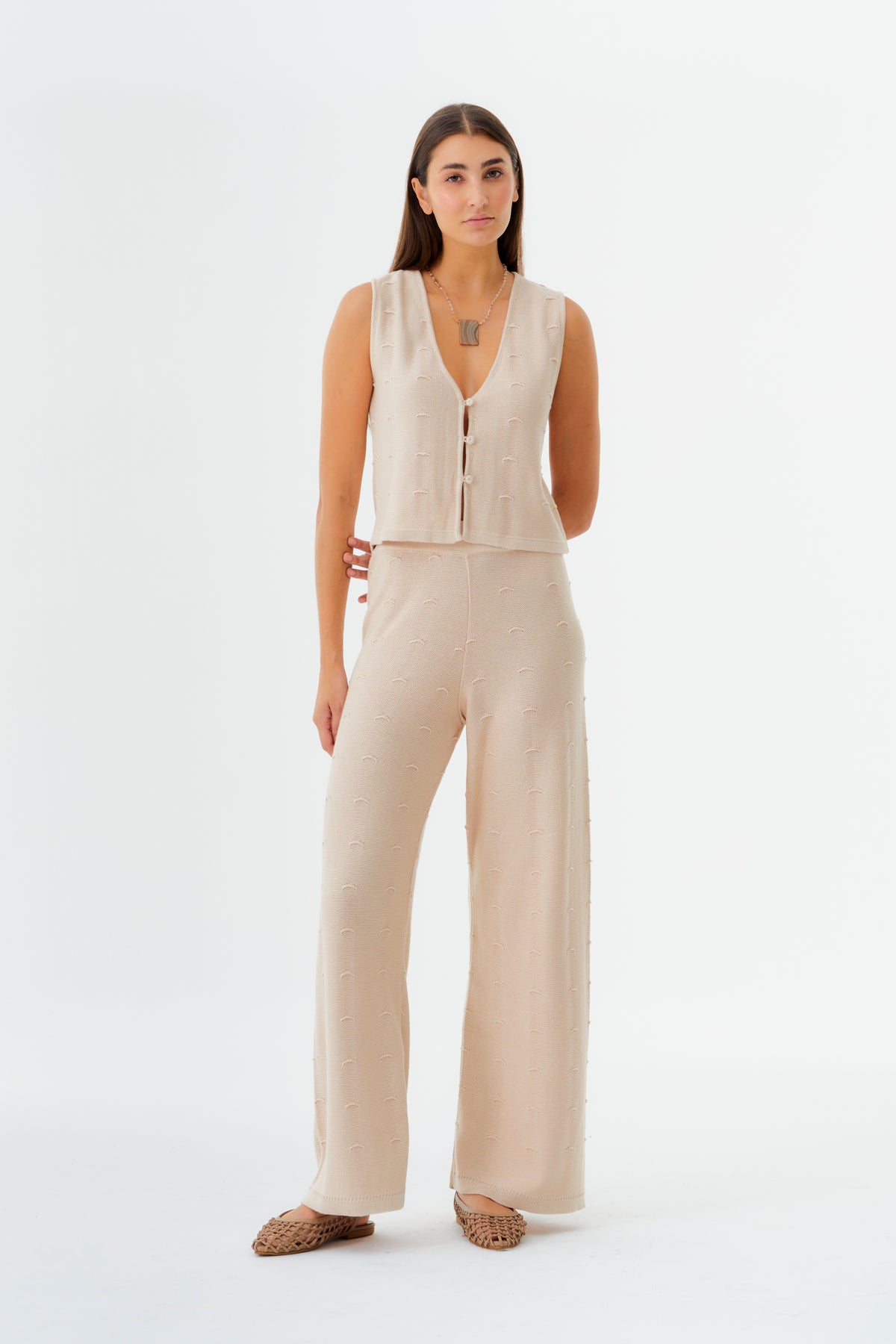 Chaleco Peige Beige